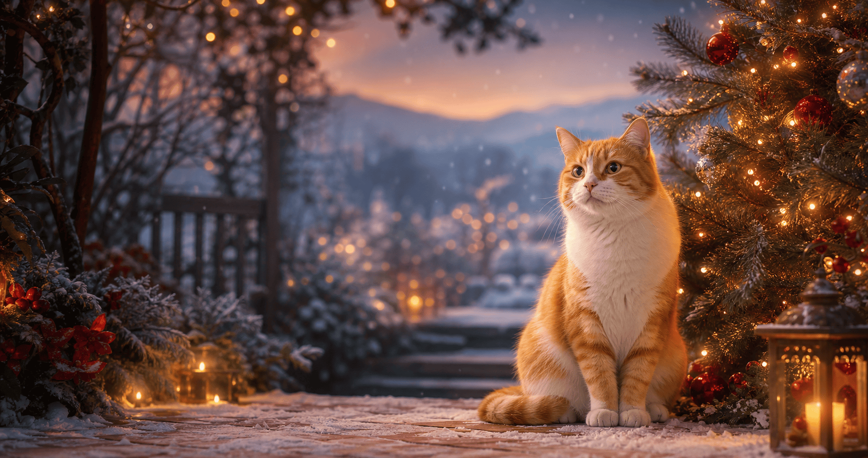 Christmas Memorial cat memory template